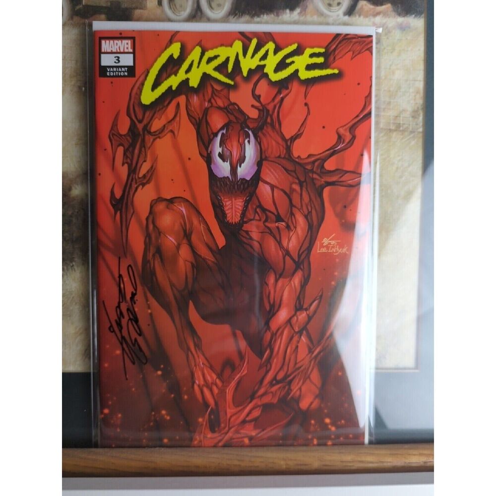 CARNAGE 3 UNKNOWN COMICS SIGNED BY INHYUK LEE EXCLUSIVE‎ VAR (06/01/2022)